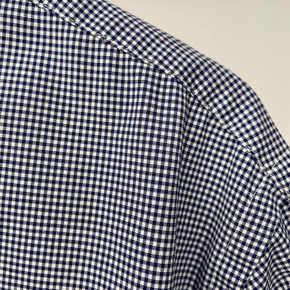 J. Crew Classic Fit Ludlow Gingham Check Dress Shirt, Size L (17/35) - Picture 3 of 4